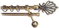 

Карниз для штор Lm Decor Веер 006 2р витой (антик, 2м)