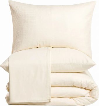2-спальный комплект постельного белья Goldtex 2сп Boho Cotton Венге 7253