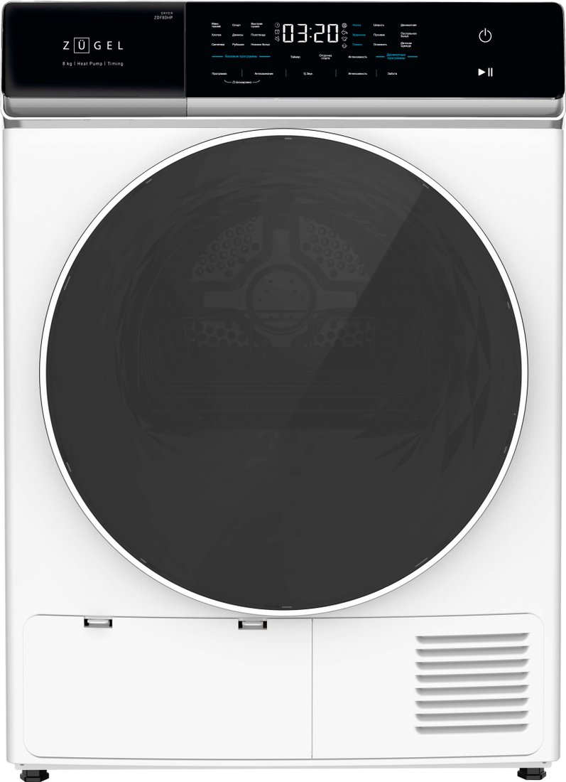 

Сушильная машина ZUGEL ZDF83HP Heat Pump