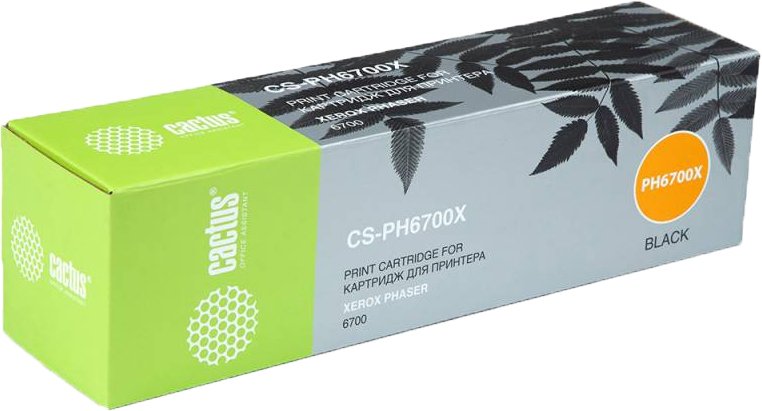 

Картридж CACTUS CS-PH6700X (аналог Xerox 106R01526)