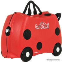 Чемодан-спиннер Trunki Божья коровка (красный)