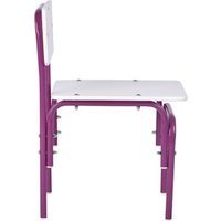 Детский стул Фея Мой малыш 0002742.30 (белый/фиолетовый)
