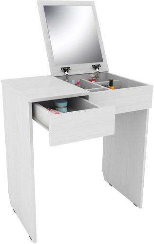 Туалетный столик с зеркалом MFMaster Риано-01 (белый)