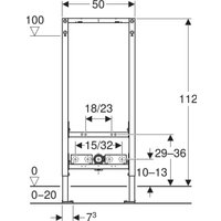 Инсталляция для биде Geberit 111.534.00.2