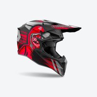 Мотошлем Airoh WRAAAP Cyber WRC55-S (S, красный матовый)