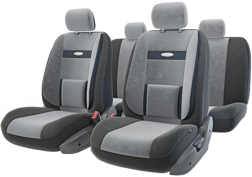 

Комплект чехлов для сидений Autoprofi Comfort COM-1105 (черный/темно-серый)