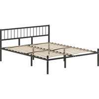 Кровать Домаклево Металика В3 120x190 (черный)