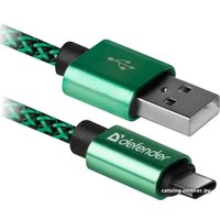 Кабель Defender USB09-03T Pro (зеленый)