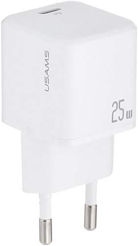 Сетевое зарядное Usams CC289 25W GaN (белый)
