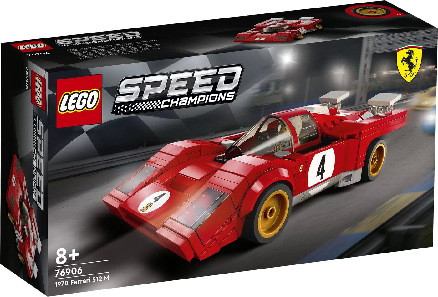 

Конструктор LEGO Speed Champions 76906 1970 Ferrari 512 M