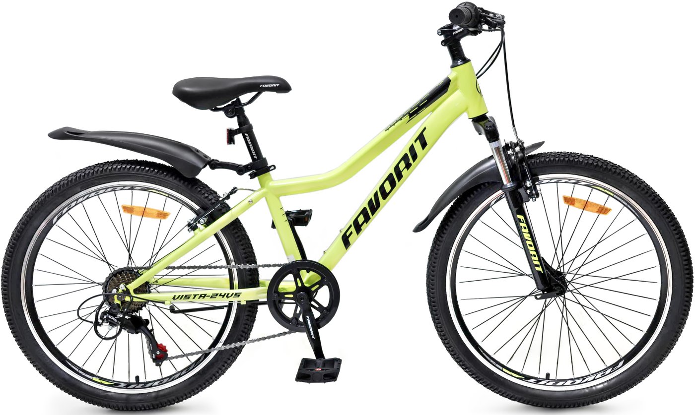 

Велосипед Favorit VISTA-24VS 2025 (лимонный)