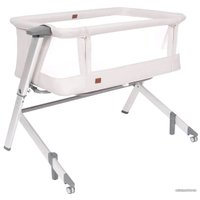 Приставная детская кроватка Nuovita Accanto Dalia (кремовый/серебристый)