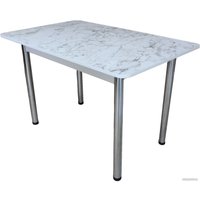 Кухонный стол СВД Юнио 110-140x70 055.П10.Х (миланский мрамор)