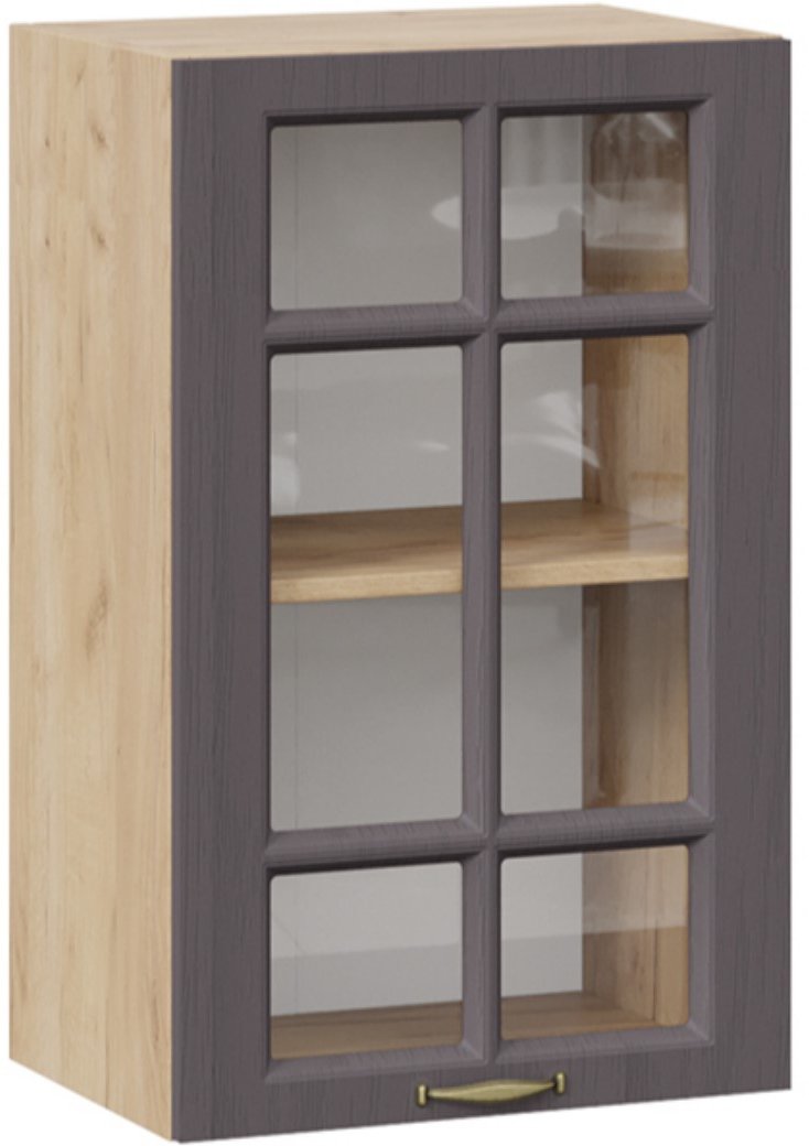 

Шкаф навесной Трия Лина 1В45С (дуб крафт золотой/графит)