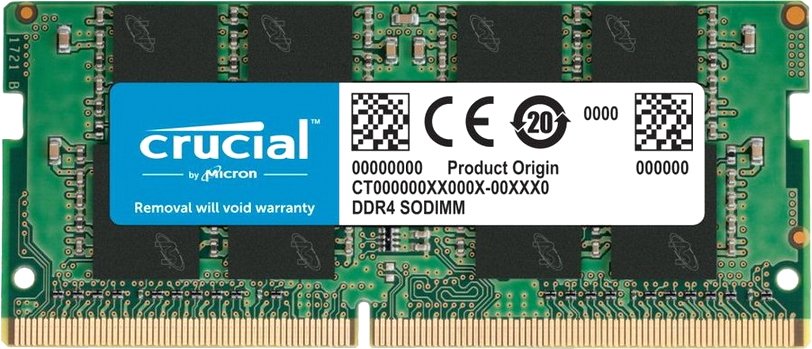 

Оперативная память Crucial 16ГБ DDR4 SODIMM 3200 МГц CT16G4SFS832A