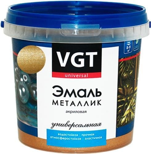 

Эмаль VGT Универсальная Металлик ВД-АК-1179 1 кг (золото)