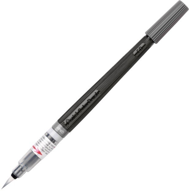 

Маркер художественный Pentel Color Brush XGFL-137X (серый)