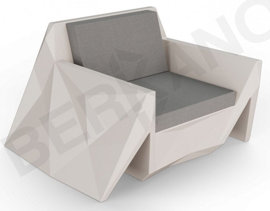 

Кресло Berkano Quaro с подушками 230_030_13 (кофейный/графитовый)