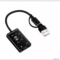 USB аудиоадаптер USBTOP USB Type-A/USB3.1 Type-C 3D 2.1/7.1 в Бресте