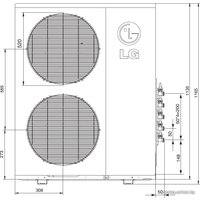 Наружный блок LG MU5M40 UH0R0