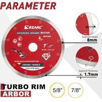 Отрезной диск алмазный  Ezarc 80781801 (1 шт)