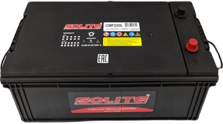 

Автомобильный аккумулятор Solite 245H52 CMF 220L (220 А·ч)