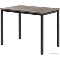 Кухонный стол Millwood Сеул Л 100x60x75 (бетон/металл черный)