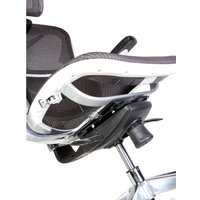 Офисное кресло Norden Hero White YS-0810H-T(E+E)W (белый/серый)