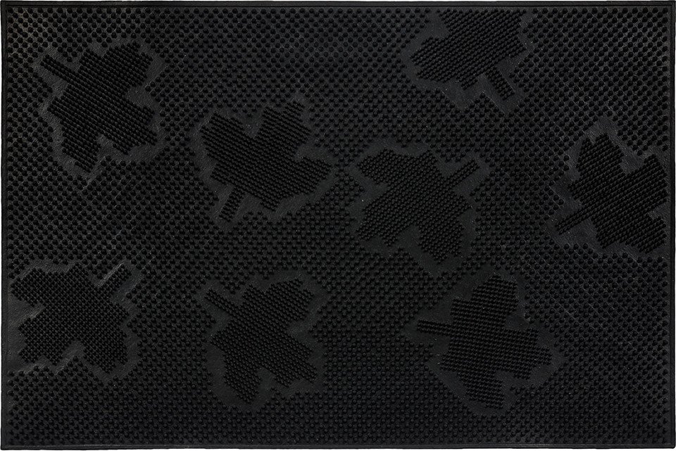 

Придверный коврик Vortex Клен 40x60 22463 (черный)