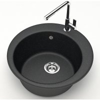 Кухонная мойка MARRBAXX Карельский камень модель 30/Q4 F030Q004 (черный)