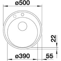 Кухонная мойка Blanco Riona 45 (жасмин) [521399]