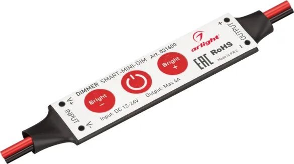 

Диммер для одноцветных лент (без RGB) Arlight Smart-Mini-Dim 031600