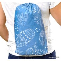 Полотенце Сирень Подводные животные 4999117 (синий)