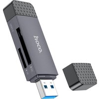 Карт-ридер Hoco HB45 USB-A + Type-C 3.0