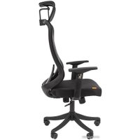 Офисное кресло CHAIRMAN CH563 (черный пластик/черный)