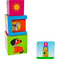 Развивающая игра Bondibon Интеллектуальные кубики ВВ6247