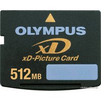 Карта памяти Olympus xD-Picture Card 512 Мб