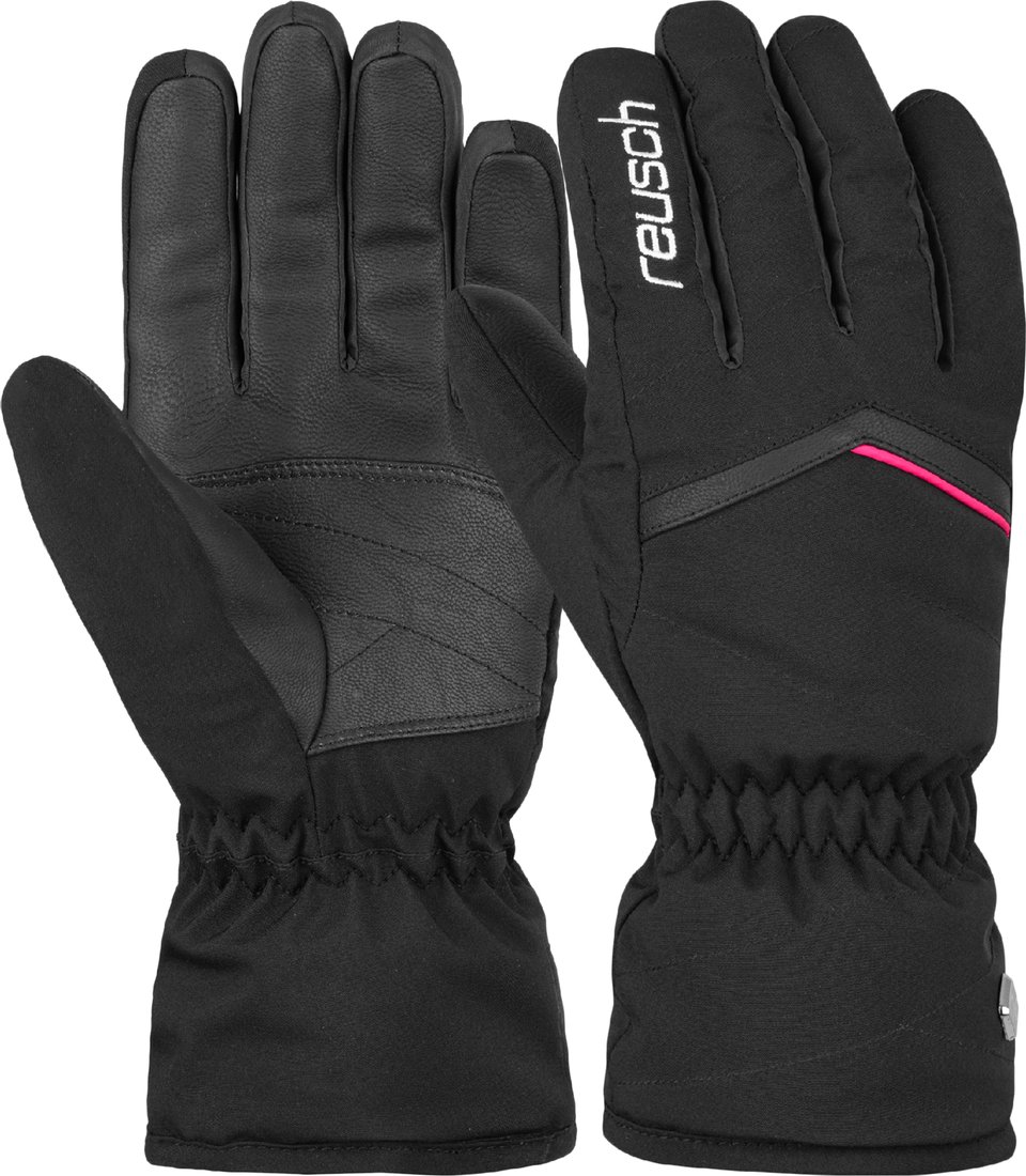 

Горнолыжные перчатки Reusch Marisa 6031150-7748 (р. 6, black/white/pink glo)