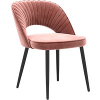 Стул Памир Новара F62 (розовый/черная опора)