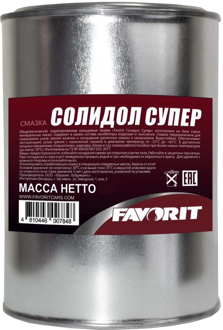 

Favorit Солидол Супер 9кг