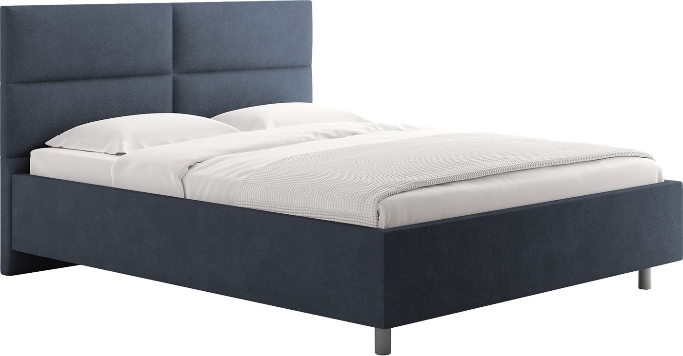 Кровать Сонум Omega 160x200 (замша синий)