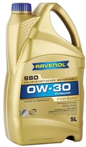 

Моторное масло Ravenol SSO 0W-30 5л