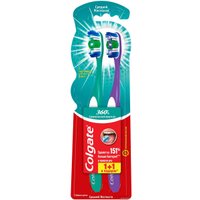 Набор зубных щеток Colgate 360 Суперчистота всей полости рта (2 шт)