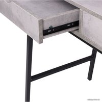 Стол AksHome Agat 80035 (бетон/черный металл)