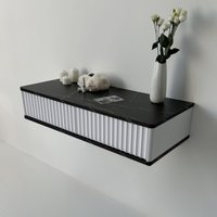 Туалетный столик без зеркала Shtabe Royal 5010 эко (мрамор неро)