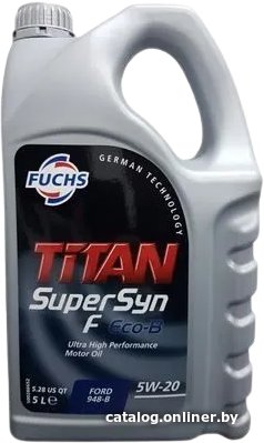 Моторное масло Fuchs Titan SuperSyn F ECO-B 5W-20 5л