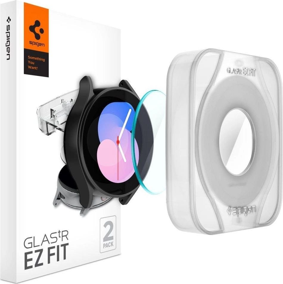 

Защитное стекло Spigen Glas.TR EZ Fit для Galaxy Watch 5/4 (40 mm) AGL05340 (2шт)