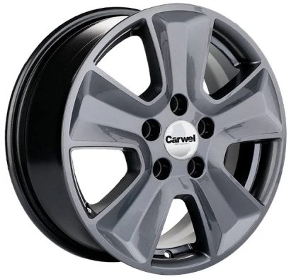 

Литые диски Carwel Чедер 1601 16x6.5" 5x114.3мм DIA 66.1мм ET 50мм GRT