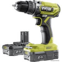 Ударная дрель-шуруповерт Ryobi R18PD2-220S 5133004459 (с 2-мя АКБ, сумка)