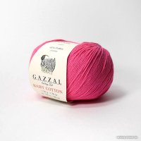 Пряжа для вязания Gazzal Baby Cotton 3461 50 г 165 м (фуксия)